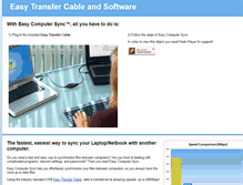 Tablet Screenshot of easy-transfer-cable.com